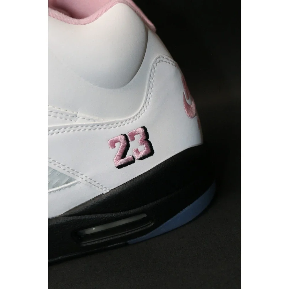 Nike Air Jordan 5 Retro OG Medium Soft Pink White HQ7978-102 Mens 11 /EU 45/UK10
